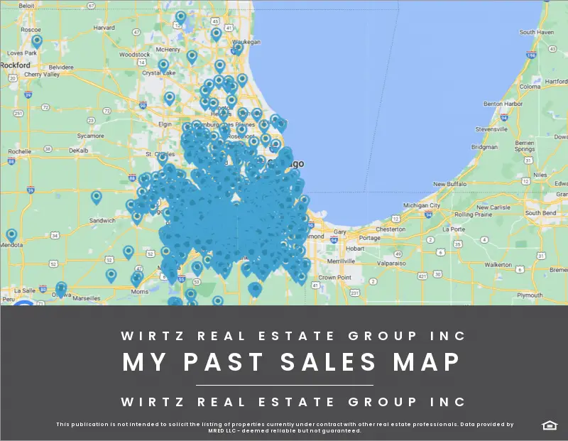 My past sales map.
