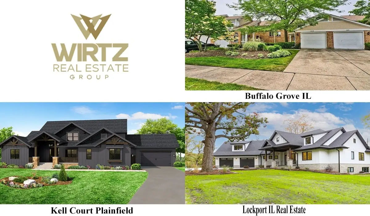 Real estate properties in different parts of Illinois.